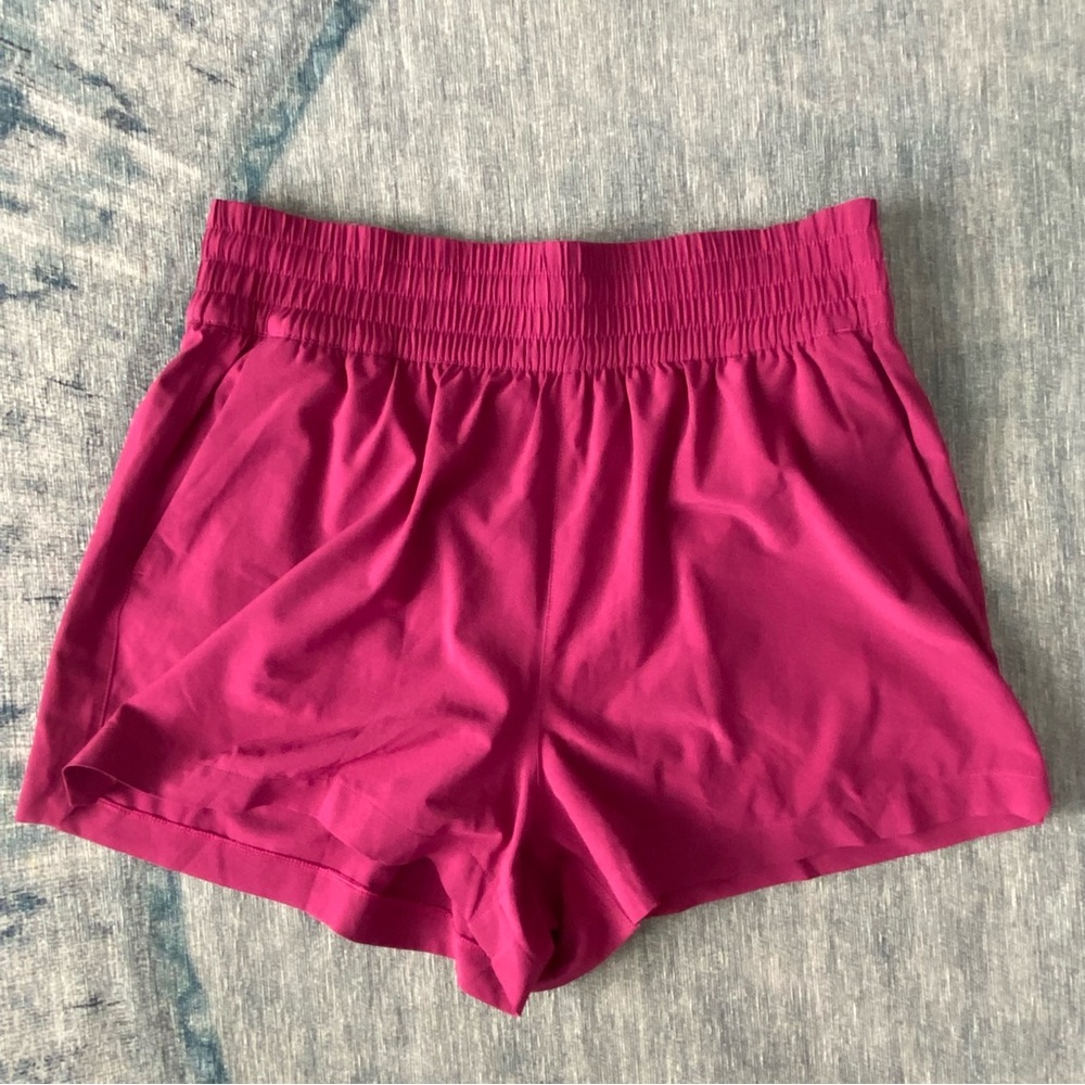 Athleta Women's Weekender High Rise 3” Run Shorts Wildberry